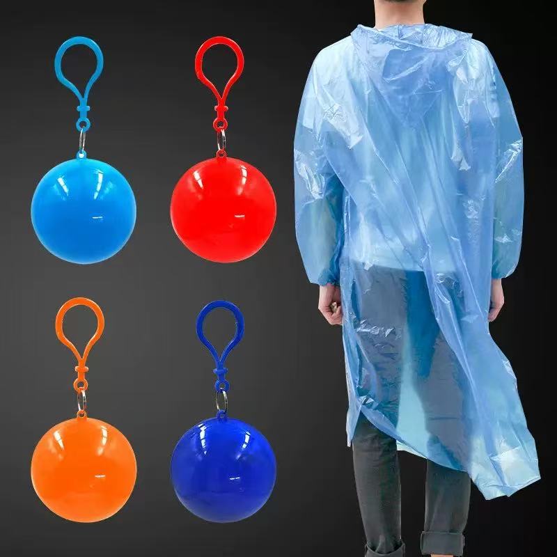 Emergency Poncho Rain - Balle de poncho de pluie compressée