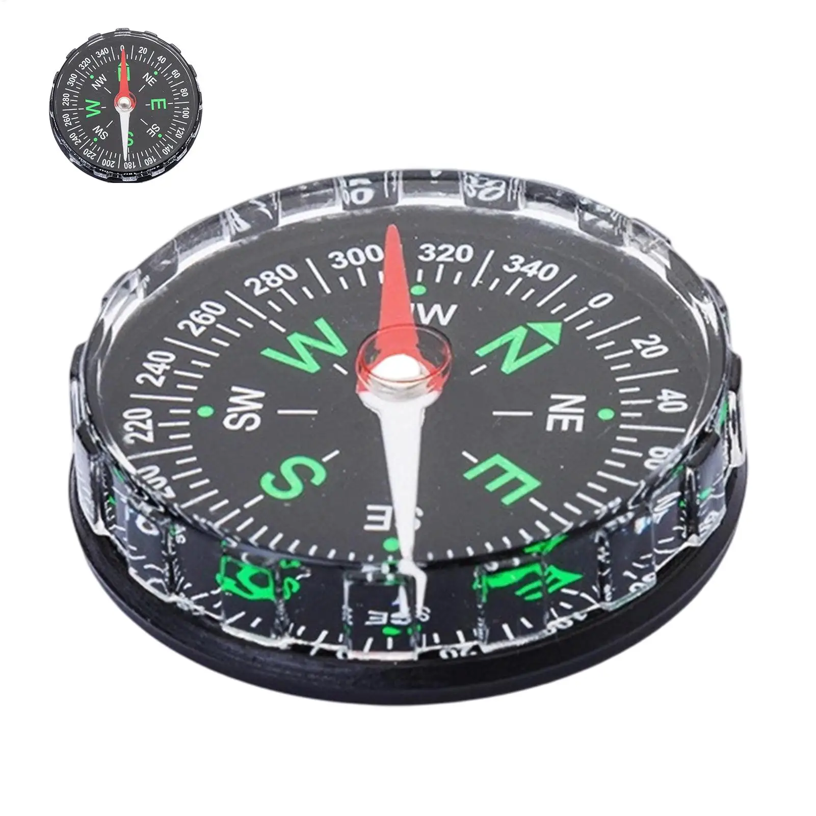 Compass Lensatic - Compas de poche magnétique portable, mini